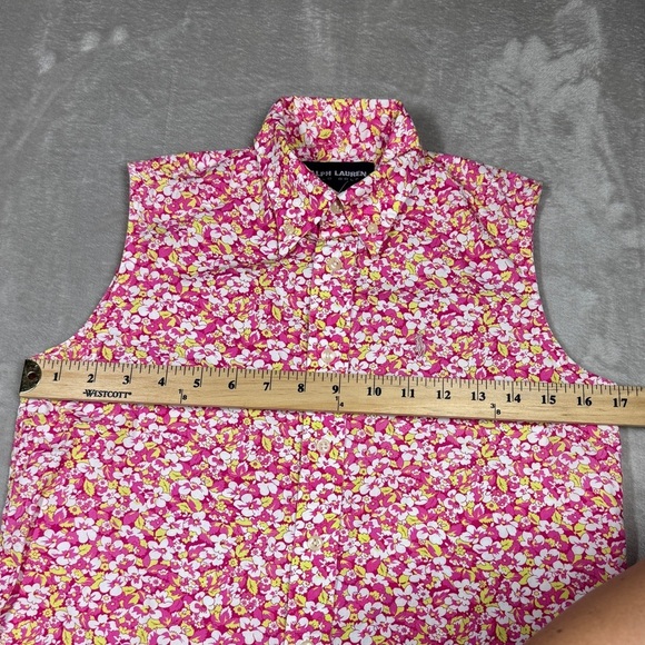 Ralph Lauren Polo Sport Golf Women’s Sleeveless Button Down Collared Blouse 2 - Picture 8 of 14